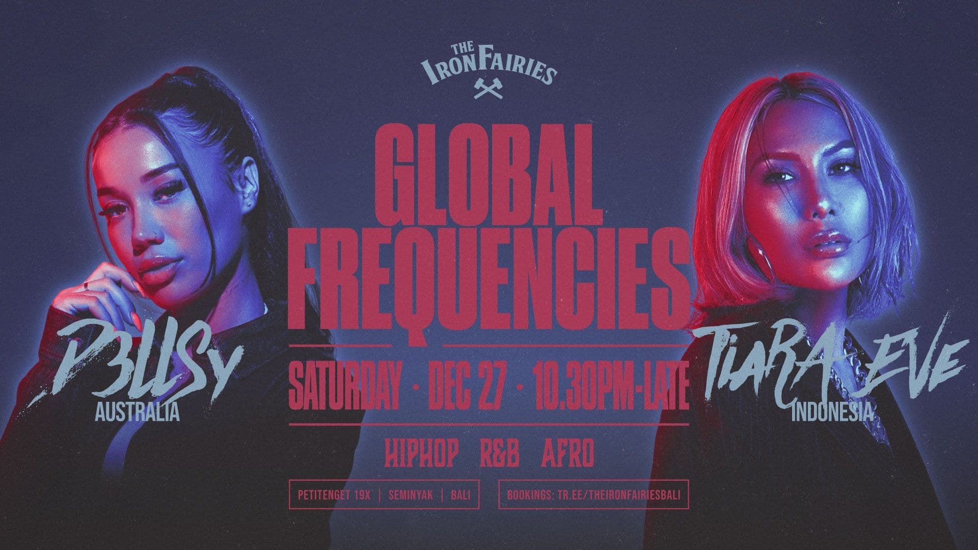 GLOBAL FREQUENCIES: TIARA EVE & D3LLSY